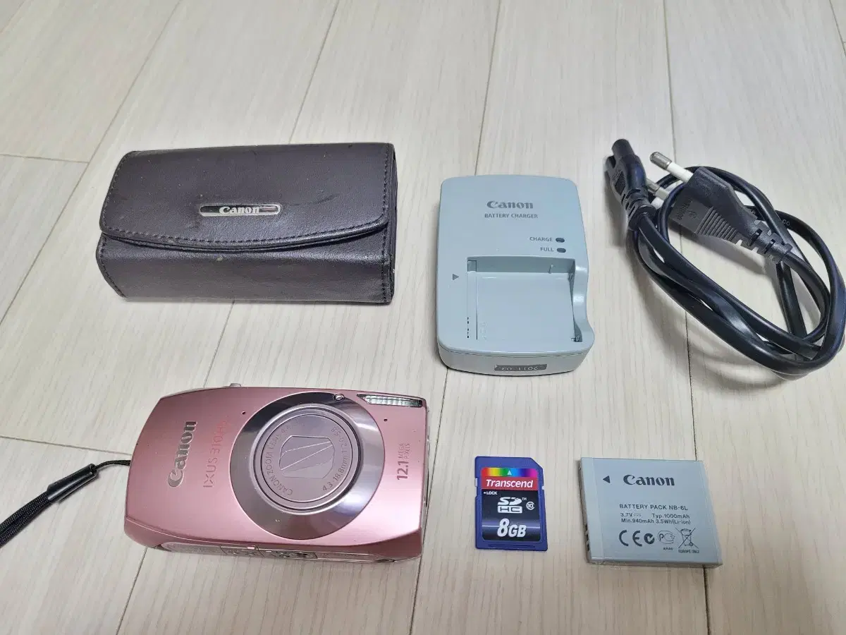 캐논 카메라 IXUS 310HS 귀한 핑크 색상 컴팩트 디카